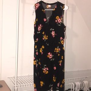 Floral print dress